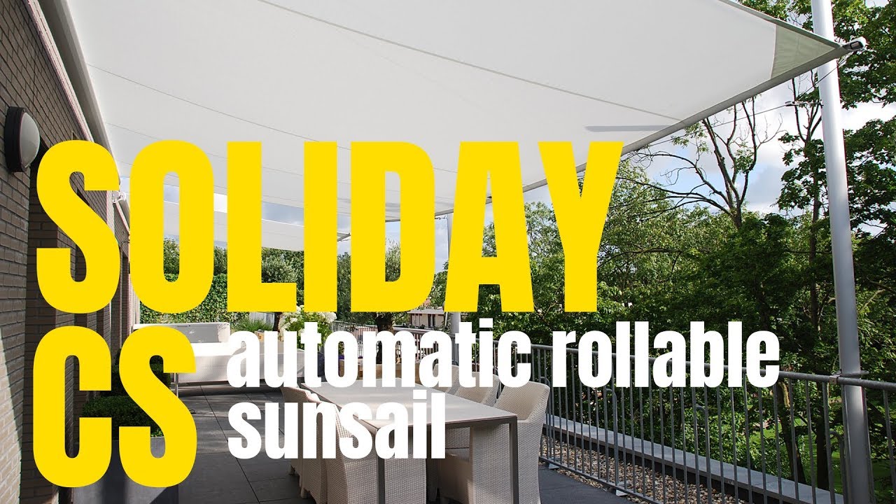 The full automatic rollable shade sail - SOLIDAY CS