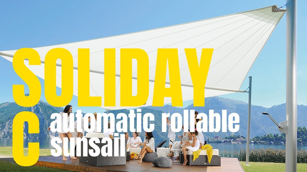 The full automatic rollable shade sail - SOLIDAY C
