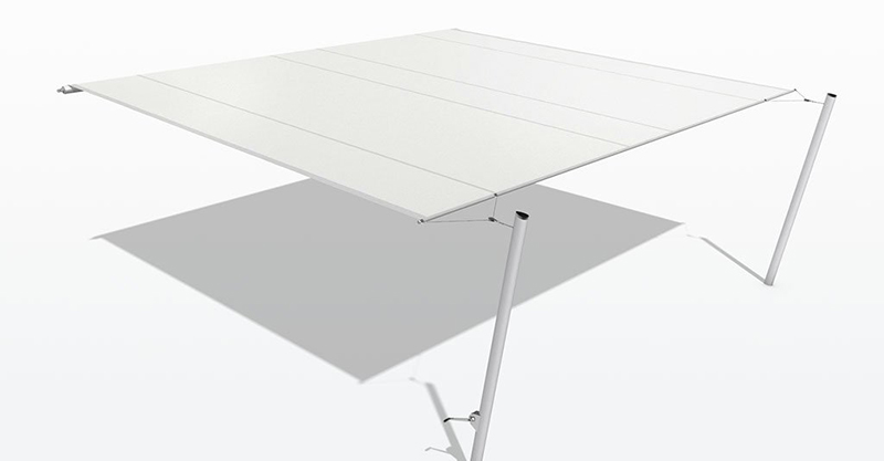 Automatisches Beschattungs-Sonnensegel Soliday CS