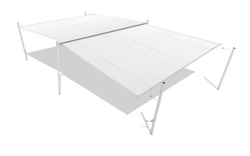 Soliday CS TWIN automatisches Sonnenschutzsegel